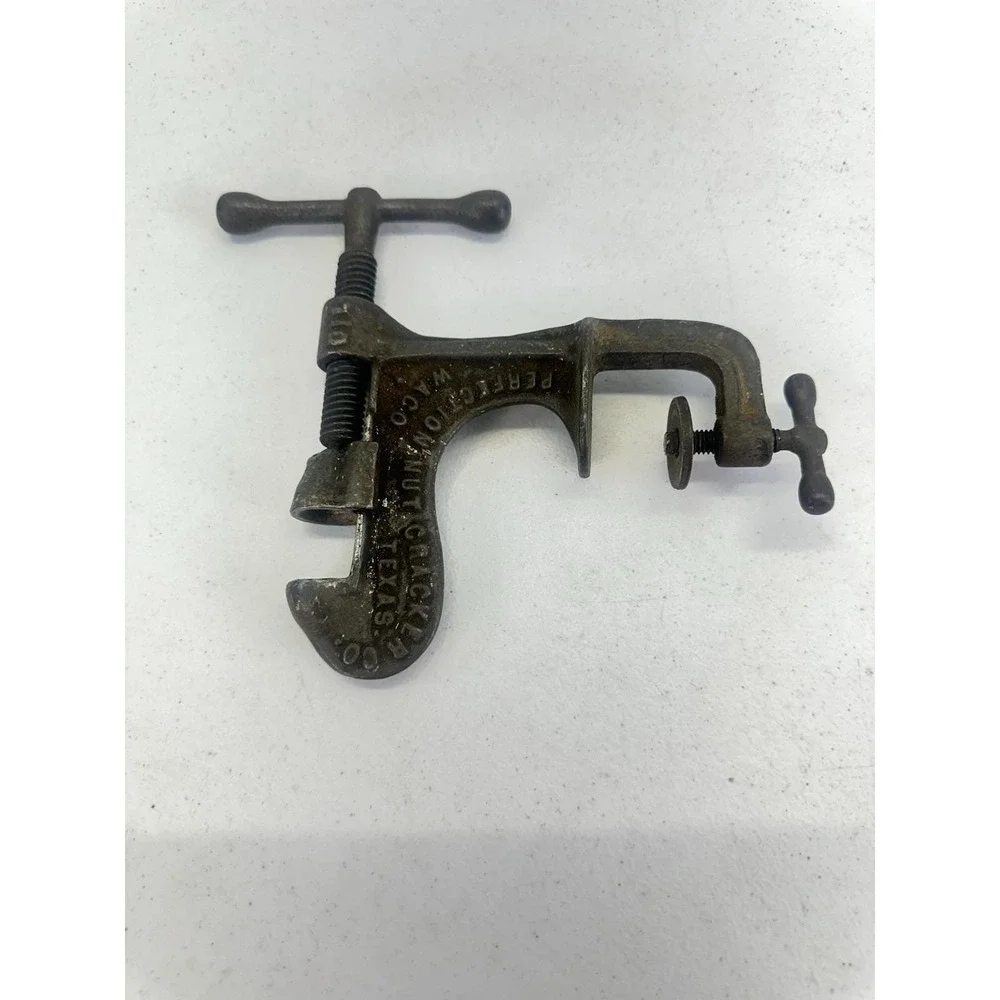 Antique Perfection No.100 Nut Cracker Cast Iron Waco Texas Pat Nov 10 1914 Clamp